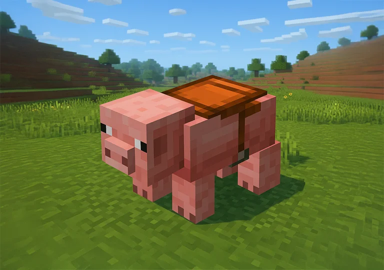 MinecraftPigSaddle